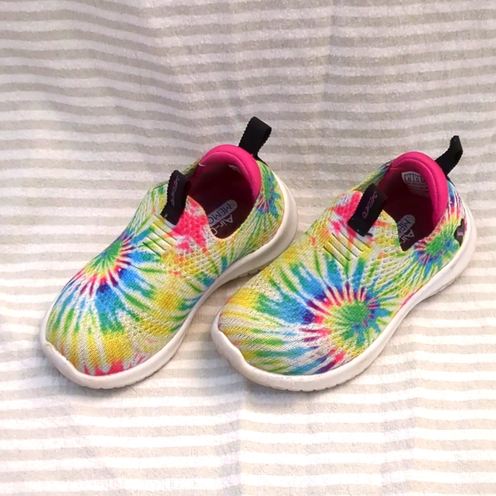 6T Toddler slip on tie died sketchers